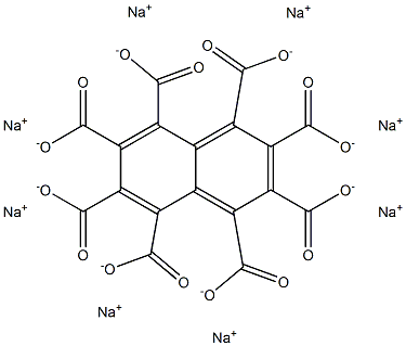 Naphthaleneoctacarboxylic acid octasodium salt Struktur