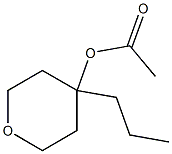 4-Acetyloxy-4-propyltetrahydro-2H-pyran Struktur