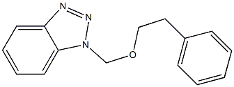 1-(2-Phenylethoxymethyl)-1H-benzotriazole Struktur