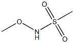 N-Methoxymethanesulfonamide Struktur