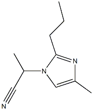 1-(1-Cyanoethyl)-4-methyl-2-propyl-1H-imidazole Struktur