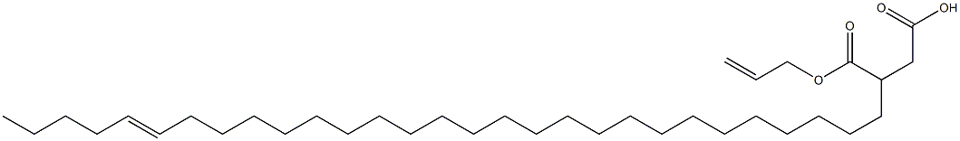 3-(24-Nonacosenyl)succinic acid 1-hydrogen 4-allyl ester Struktur