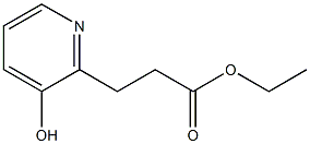 3-(3-Hydroxy-2-pyridinyl)propanoic acid ethyl ester Struktur