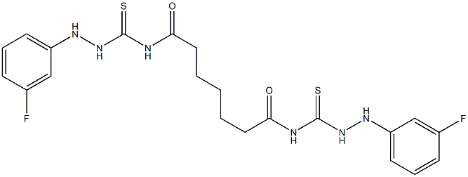 4,4'-Pimeloylbis[1-(3-fluorophenyl)thiosemicarbazide] Struktur