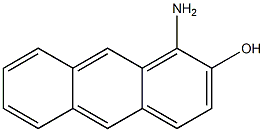 1-Amino-2-hydroxyanthracene Struktur