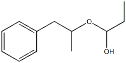 Propionaldehyde benzylethyl acetal Struktur