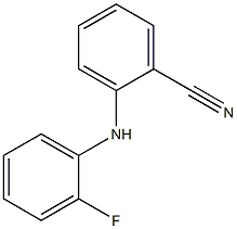 2-[(2-fluorophenyl)amino]-benzonitrile Struktur