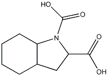 L-octahydroindole dicarboxylic acid Struktur