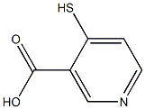 4-mercaptonicotinic acid Struktur