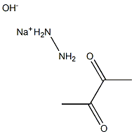 Dimethylglyoxal hydrazine sodium hydroxide solution Struktur