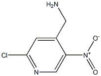 (2-Chloro-5-nitro-pyridin-4-yl)-methyl-amine Struktur