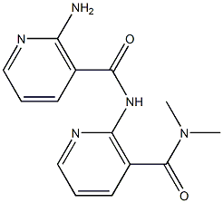 2-(2-Aminonicotinamido)-N,N-dimethylnicotinamide Struktur