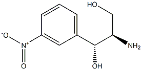 [R-(R*,R*)]-2-Amino-1-(3-nitrophenyl)-1,3-propanediol Struktur