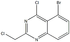 5-Bromo-4-chloro-2-chloromethyl-quinazoline Struktur