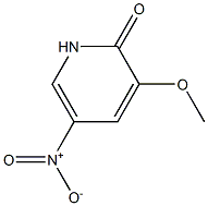 3-Methoxy-5-nitro-1H-pyridin-2-one Struktur