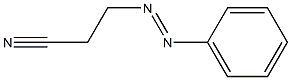 Phenylazopropanonitrile Struktur