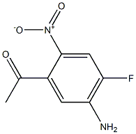 1-(5-Amino-4-fluoro-2-nitro-phenyl)-ethanone Struktur