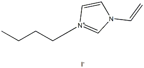 1-vinyl-3-butylimidazolium iodide Struktur