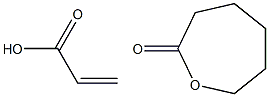 Caprolactone acrylate Struktur