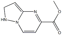 methyl 1,2-dihydropyrazolo[1,5-a]pyrimidine-5-carboxylate Struktur