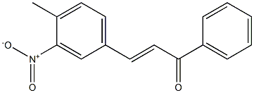 4Methyl-3-NitroChalcone Struktur