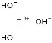 Thallium(III) hydroxide Struktur