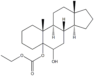 5-androstene glycol ethyl carbonate Struktur