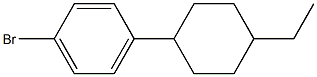 1-Bromo-4-(4'-ethylcyclohexyl)benzene Struktur