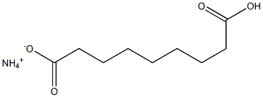 Ammonium hydrogen azelate Struktur