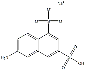 2-naphthylamine-5,7-disulfonic acid monosodium salt Struktur