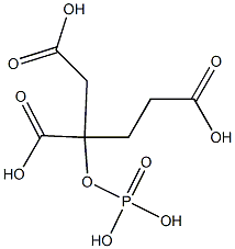 Butane 2-phosphate, 1,2,4-tricarboxylic acid Struktur