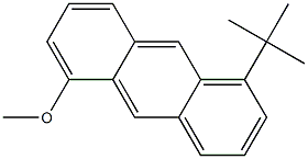 1-tert-butyl-5-methoxyanthracene Struktur