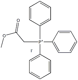 Methoxycarbonylmethyltriphenylphosphonium iodide Struktur