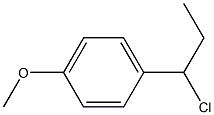 1-(1-CHLOROPROPYL)-4-METHOXYBENZENE Struktur