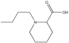 1-Butylpiperidine-2-carboxylic acid Struktur