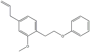 2-METHOXY-4-ALLYLPHENYLPHENETOLE Struktur