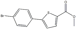 5-(4-BROMOPHENYL)THIOPHENE-2-CARBOXYLICACIDMETHYLESTER,96% Struktur