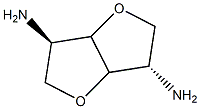 (3S,6R)-hexahydrofuro[3,2-b]furan-3,6-diamine Struktur