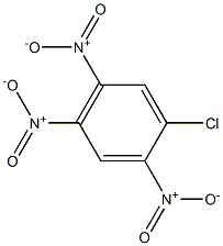 1-chloro-2,4,5-trinitro-benzene Struktur