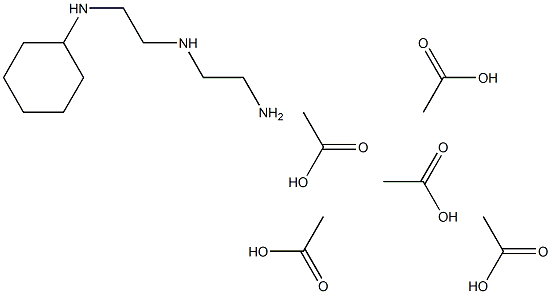 cyclohexyldiethylenetriamine pentaacetic acid Struktur