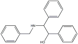 N-benzyl-1,2-diphenylethanolamine Struktur