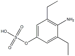 4-amino-3,5-diethylphenyl sulfate Struktur