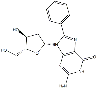 8-phenyl-2'-deoxyguanosine Struktur