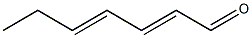 TRANS-2,4-HEPTADIENAL Struktur