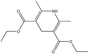 3,5-DIETHOXYCARBONYL-1,4-DIHYDRO-2,6-DIMETHYLPYRIDINE Struktur