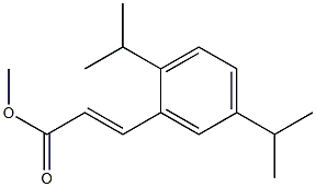 METHYL-2,5-DIISOPROPYLCINNAMATE Struktur