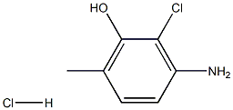 PHENOL,3-AMINO-2-CHLORO-6-METHYL-,HYDROCHLORIDE Struktur