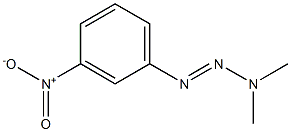 1-(3-NITROPHENYL)-3,3-DIMETHYLTRIAZENE Struktur