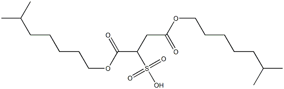 SUCCINICACID,SULPHO-,DIISOOCTYLESTER Struktur