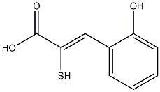 ALPHA-MERCAPTO-BETA-(2-HYDROXYPHENYL)ACRYLICACID Struktur